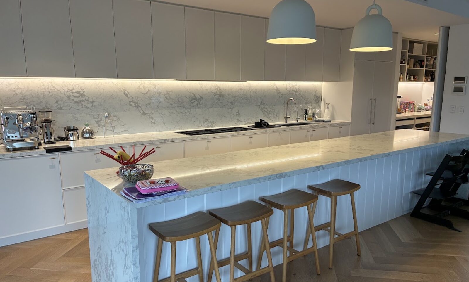 Bright, freshly cleaned kitchen in a Brisbane inner west home